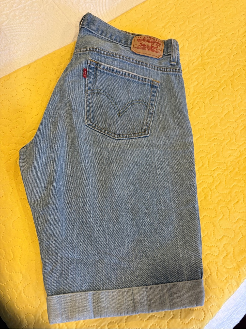 Levi's woman Light Blue Denim shorts